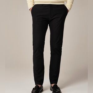 J Crew 484 Slim Fit Tech Pant - Black